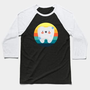 Dentist Orthodontist Vintage Kawaii Baseball T-Shirt